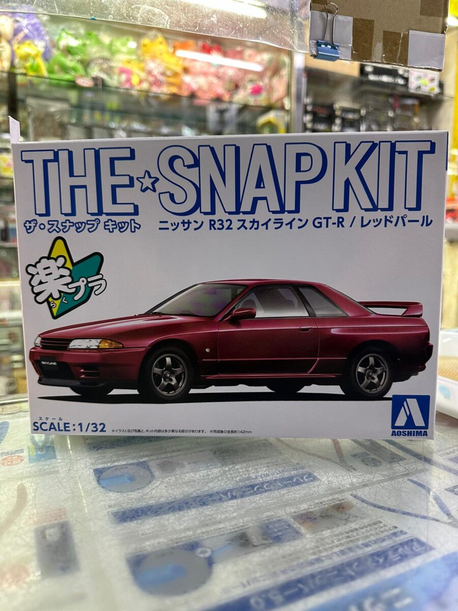 Aoshima E The Snap Kit Nissan R Skyline Gt R Red